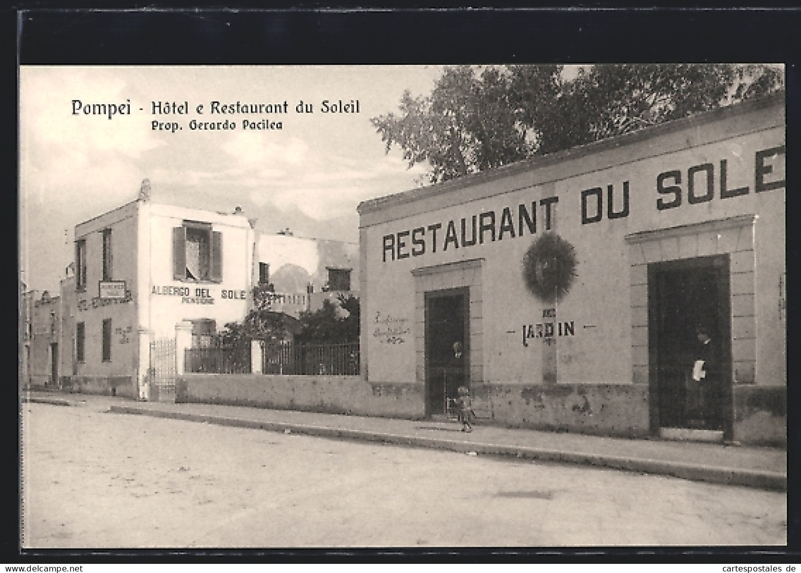 Cartolina Pompei, Hotel E Restaurant Du Soleil  - Pompei