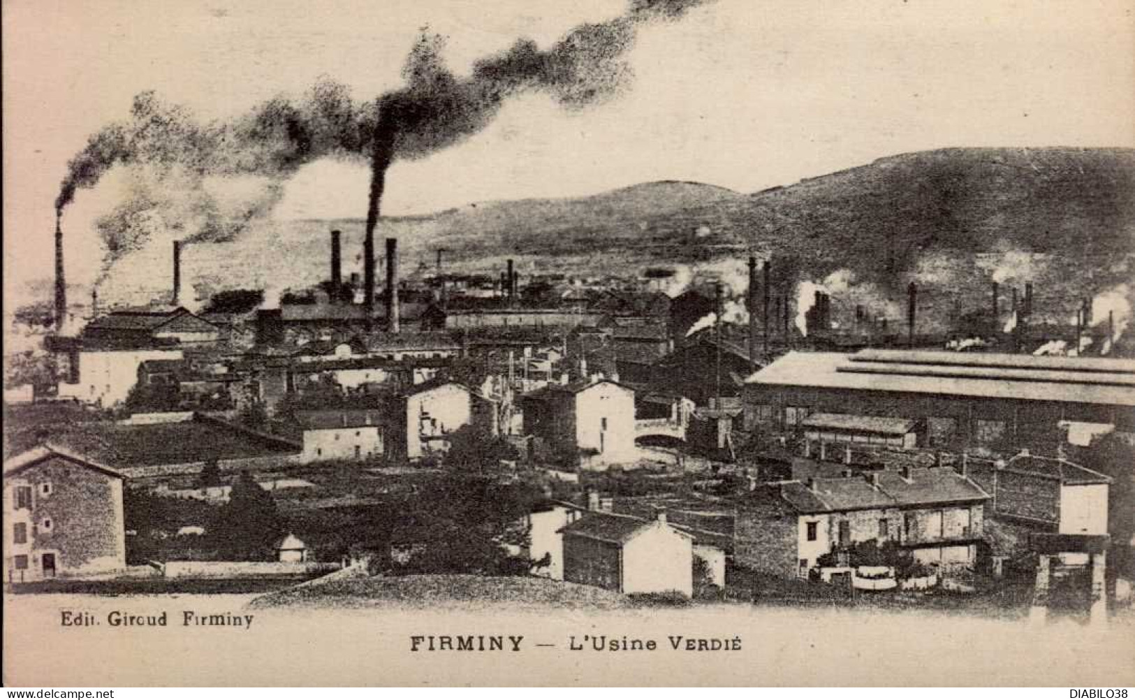 FIRMINY   ( LOIRE )   L ' USINE VERDIE - Firminy