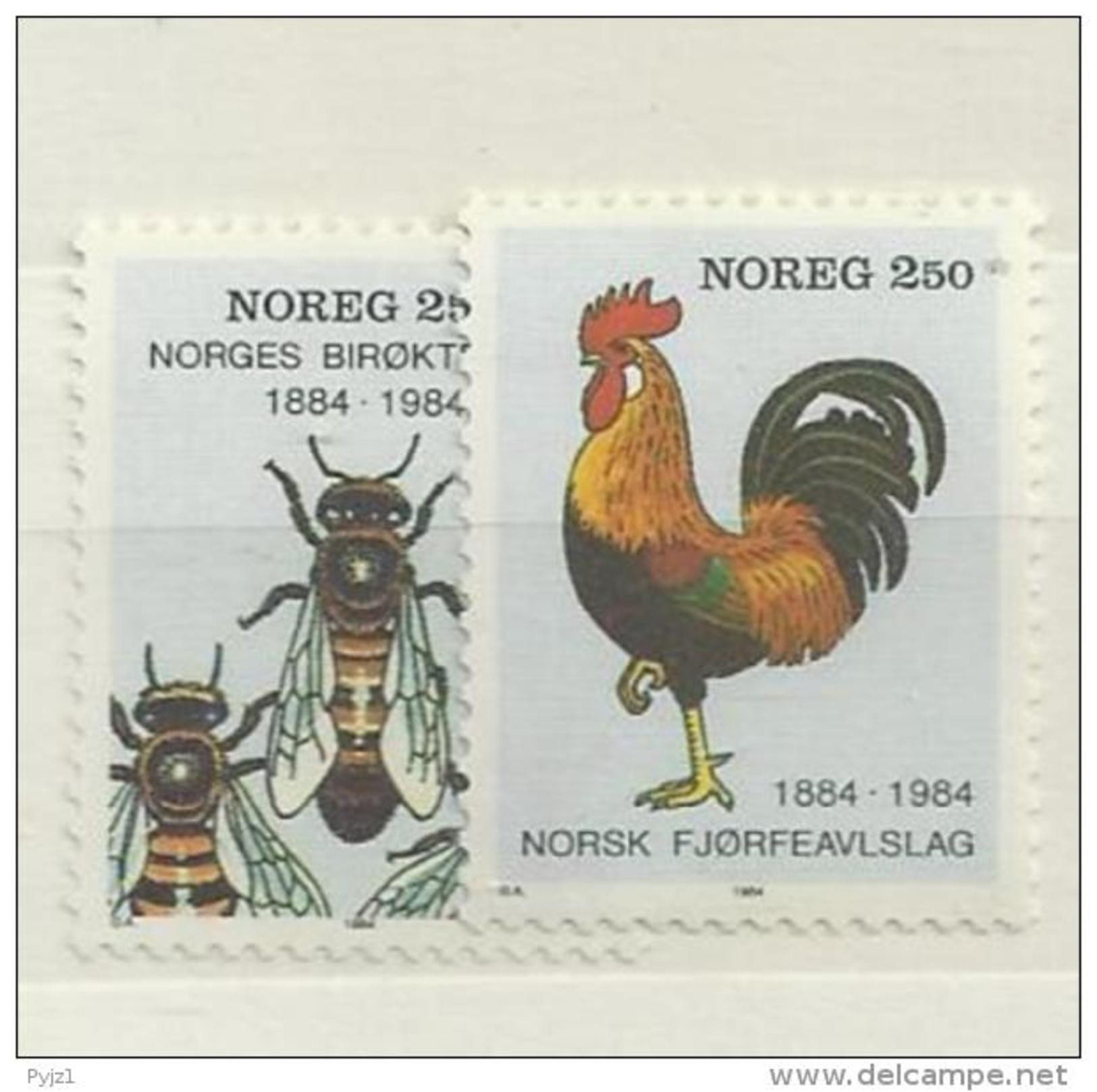 1984 MNH Norway, Postfris** - Unused Stamps