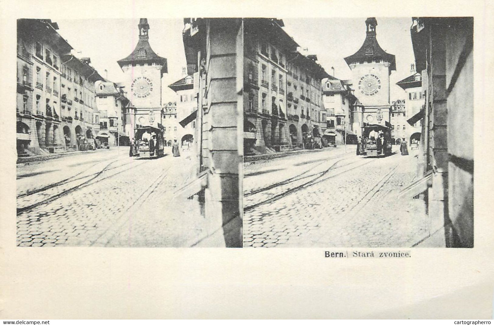 Vintage Stereographic Card Bern - Bern