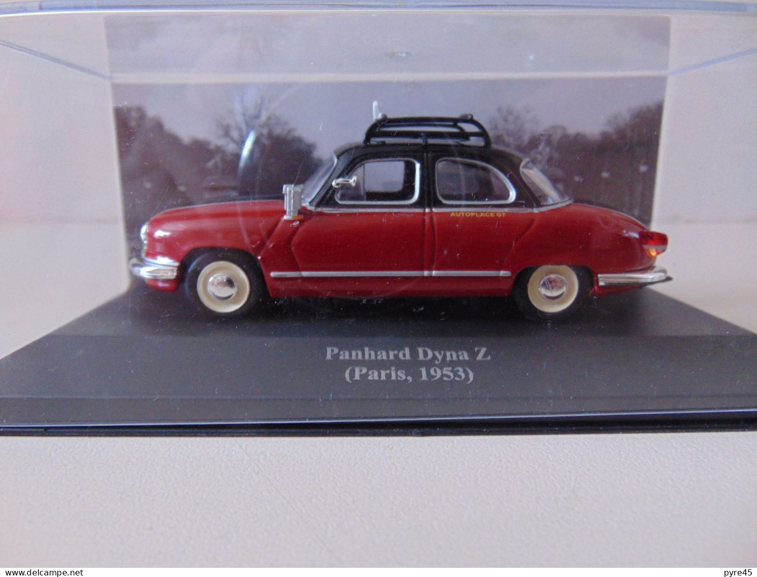 Voiture " Panhard Dyna Z " Dans Sa Boite - Jouets Anciens