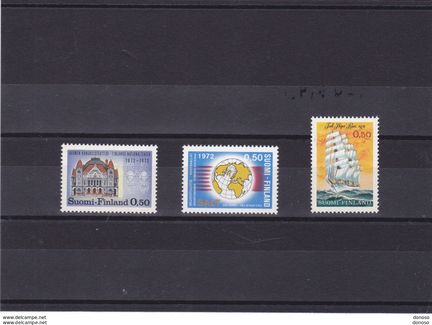 FINLANDE 1972 Yvert 667 + 668 + 670 NEUF** MNH Cote 5,25 Euros - Unused Stamps