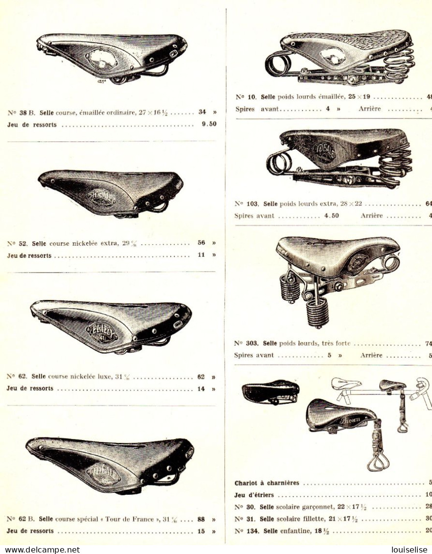 CATALOGUE ACCESSOIRES VELOS MOTOS  1928 - Manifesti