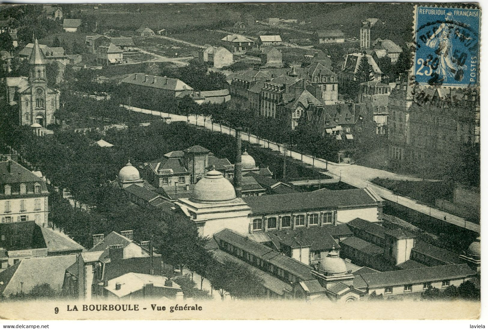 63 LA BOURBOULE - Vue Générale - Circulée 1926 - La Bourboule