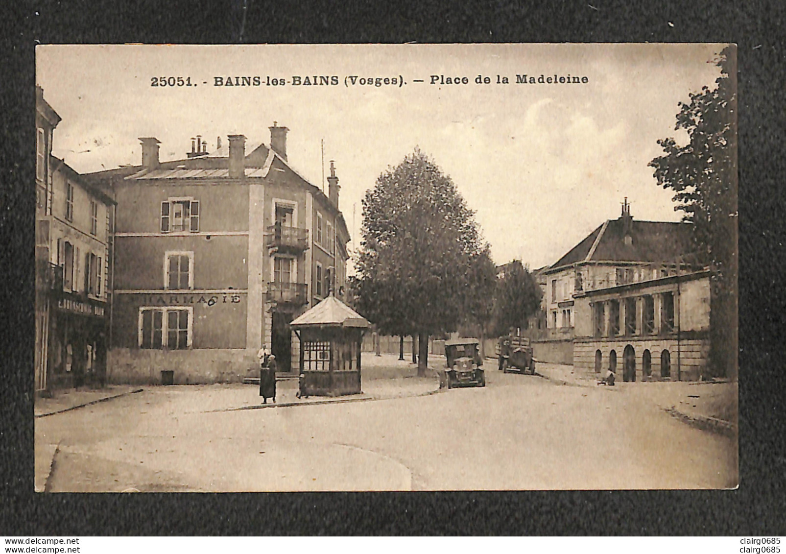 88 - BAINS LES BAINS - Place De La Madeleine - RARE - Bains Les Bains