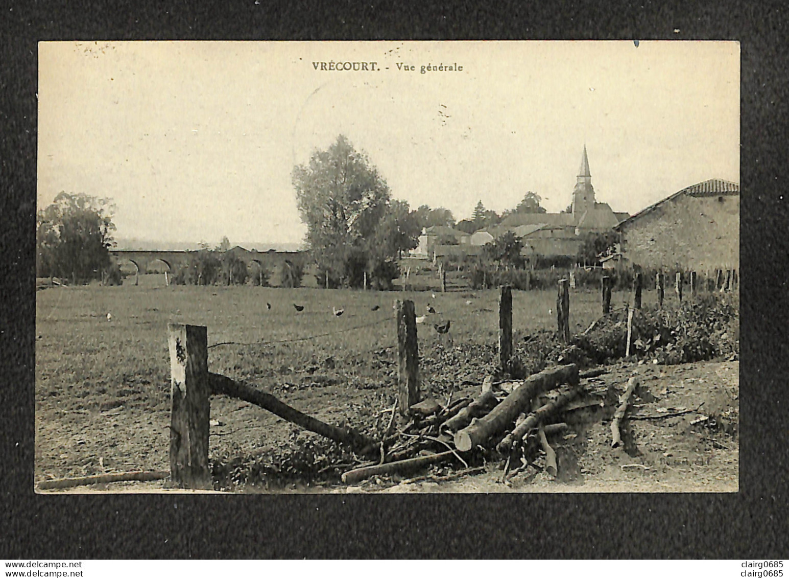 88 - VRECOURT - Vue Générale - 1923 - RARE - Autres & Non Classés