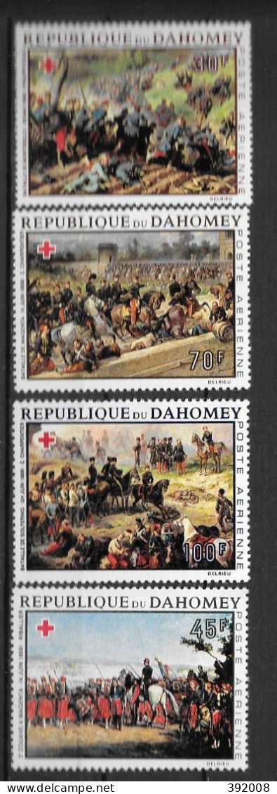 PA - 1968 - N° 81 à 84**MNH - Croix Rouge Dahoméenne - Benin - Dahomey (1960-...)