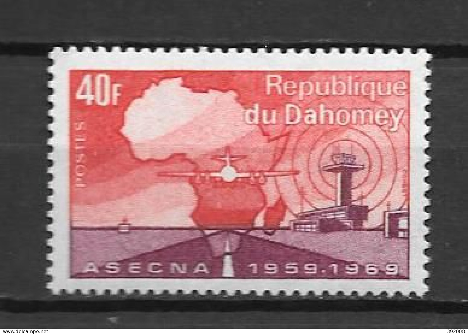 1970 - N° 289**MNH - 10 Ans ASECNA - Benin - Dahomey (1960-...)