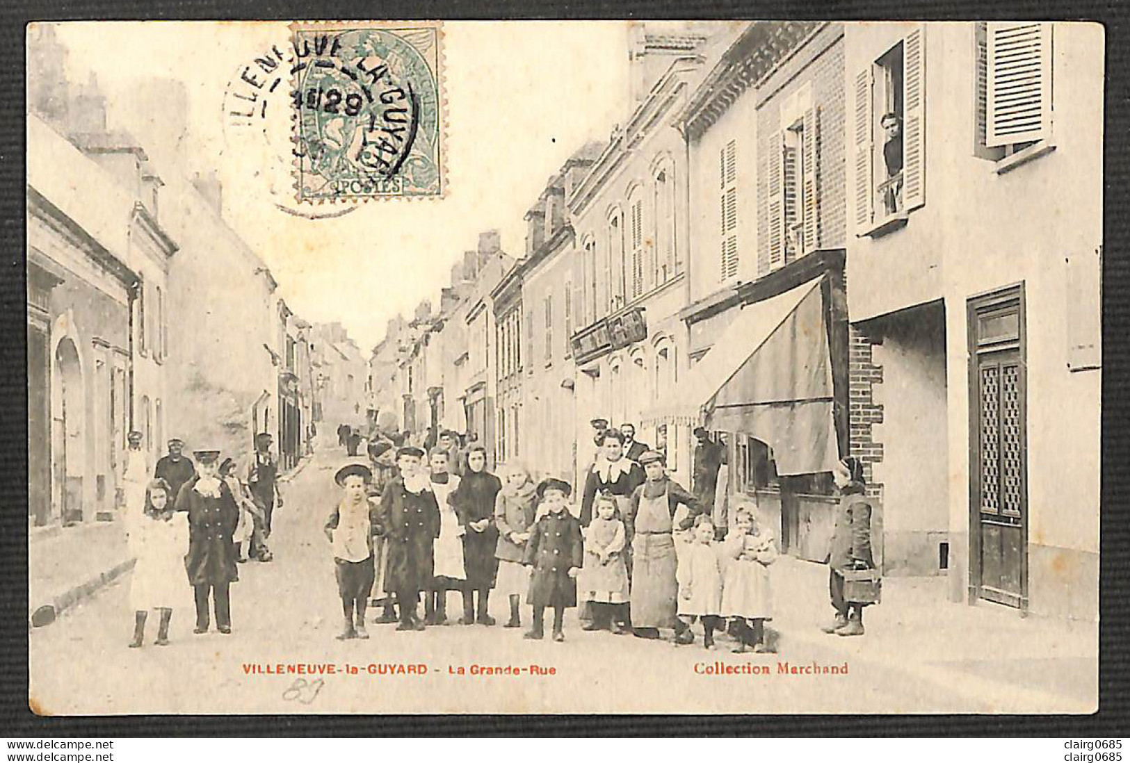 89 - VILLENEUVE-LA-GUYARD - La Grande-Rue - 190? - Villeneuve-la-Guyard