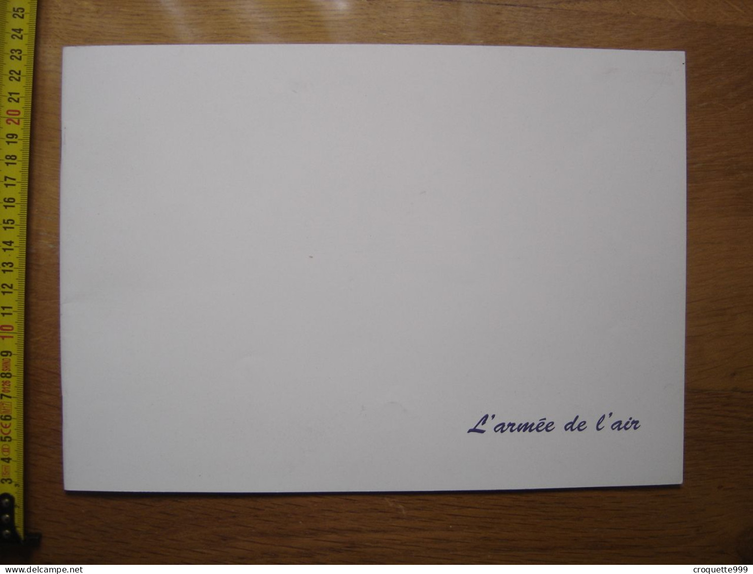 Brochure Livret Plaquette L'ARMEE DE L'AIR Avion Plane - Other & Unclassified