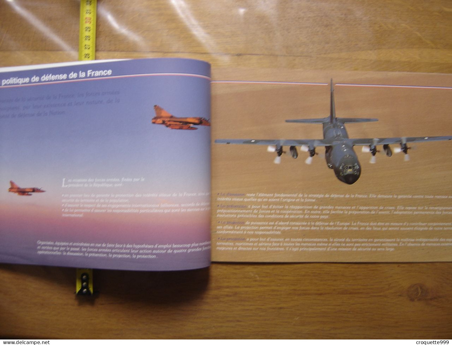 Brochure Livret Plaquette L'ARMEE DE L'AIR Avion Plane - Andere & Zonder Classificatie