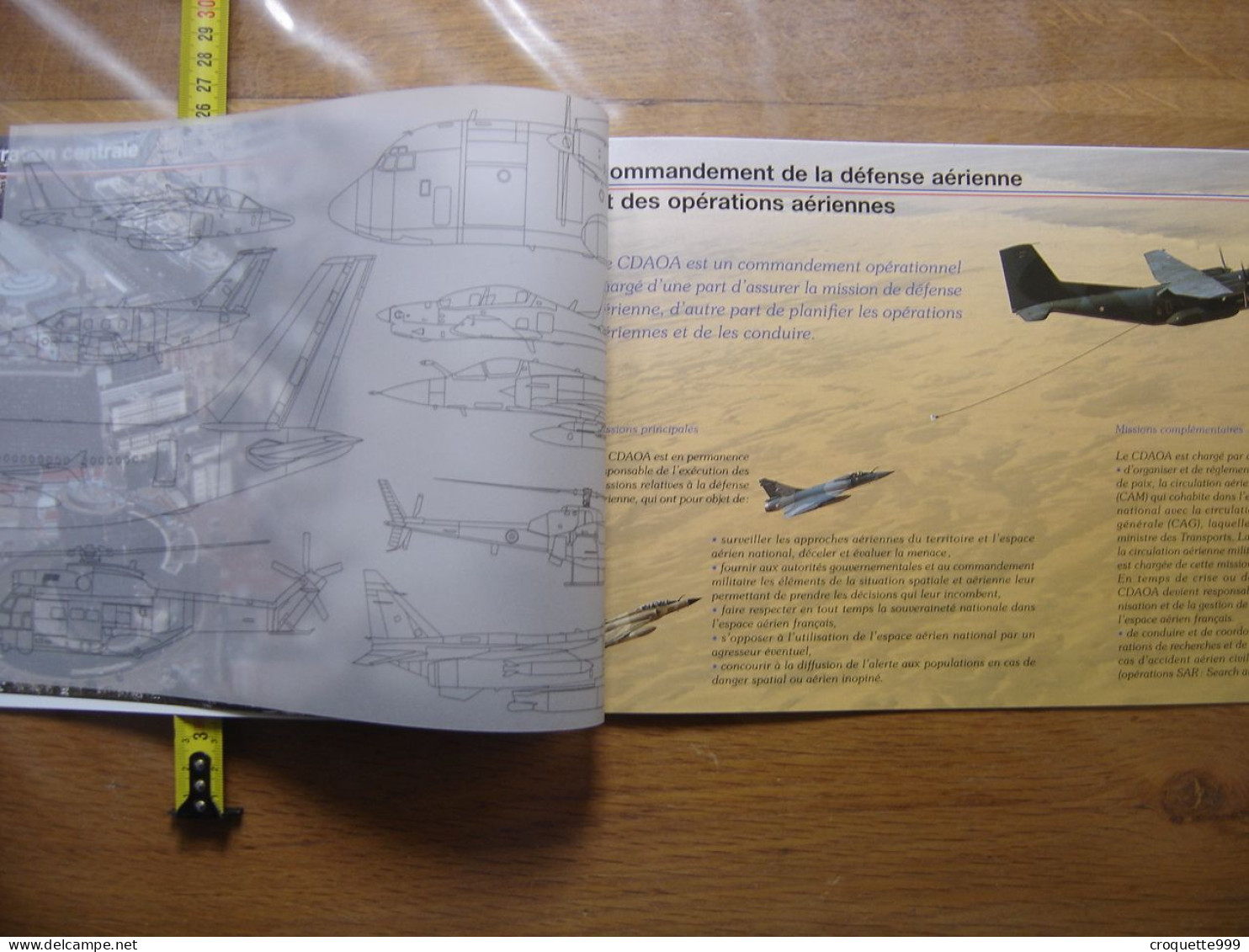 Brochure Livret Plaquette L'ARMEE DE L'AIR Avion Plane - Andere & Zonder Classificatie