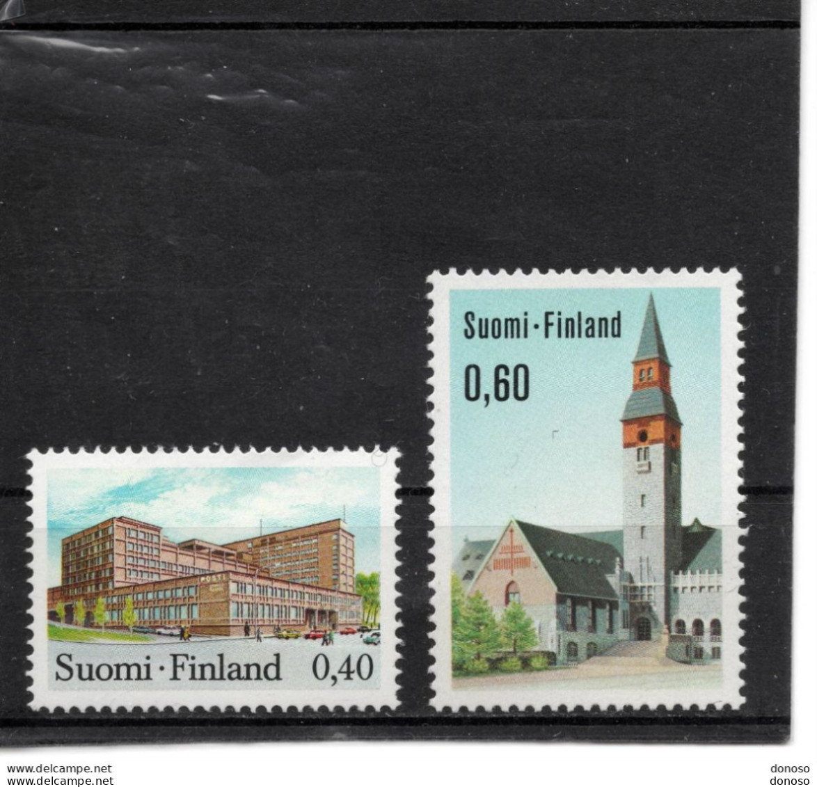 FINLANDE 1973 Maison Des Postes, Musée National Yvert 683-684, Michel 718-719 NEUF** MNH Cote 3,75 Euros - Unused Stamps
