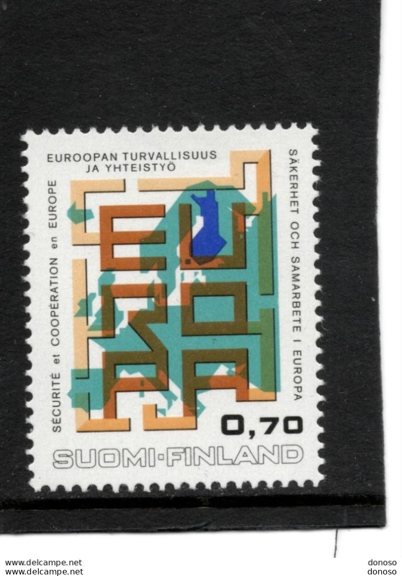 FINLANDE 1973 Sécurité Et Coopération En Europe Yvert 689, Michel 726 NEUF** MNH - Unused Stamps