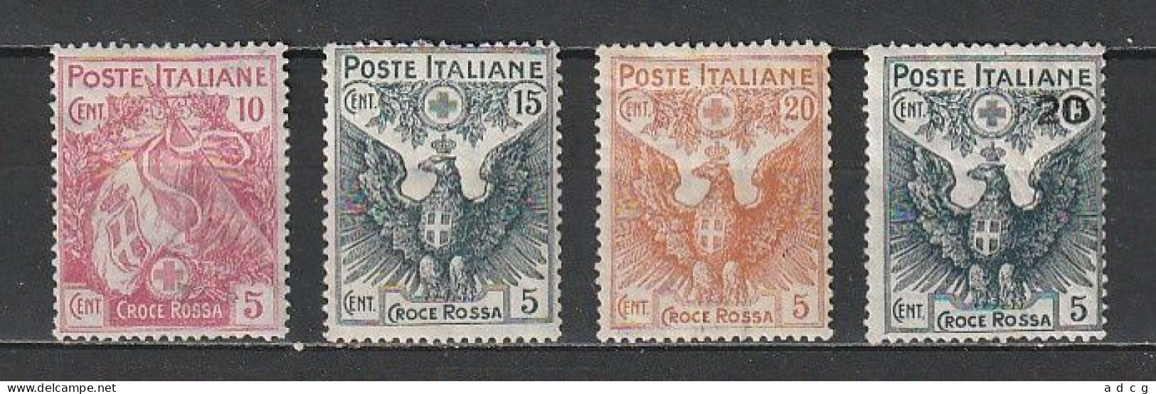 1915  CROCE ROSSA Serie Completa  NUOVO - Ongebruikt