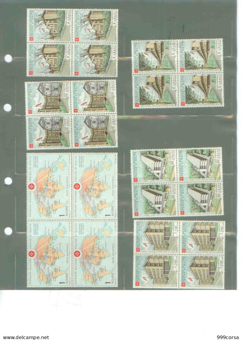 SMOM, Ordine Di Malta,Malteser Orden,ema,meter,Austria,Belgio, + Lotto Quartine Nuove + 1^ Serie Segnatasse, (16 S - Malte (Ordre De)