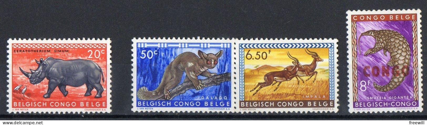 Congo Belge Animaux-Animals-Dieren XXX - Unused Stamps
