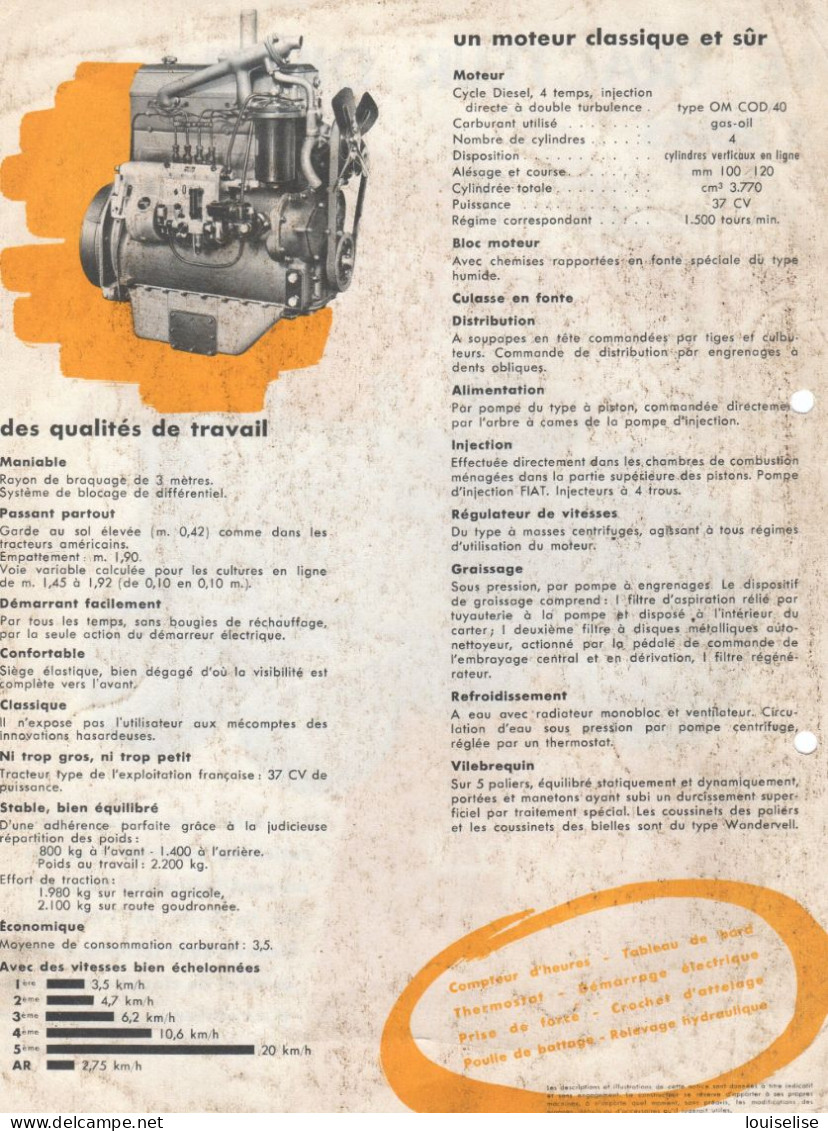 PUBLICITE TRACTEUR SOMECA   DA50 - Posters