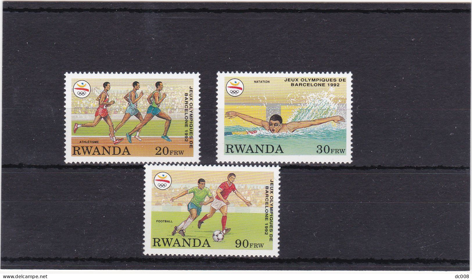 Rwanda COB 1396/98 Olympische Spelen-Jeux Olympiques MNH-postfris-neuf - Nuovi