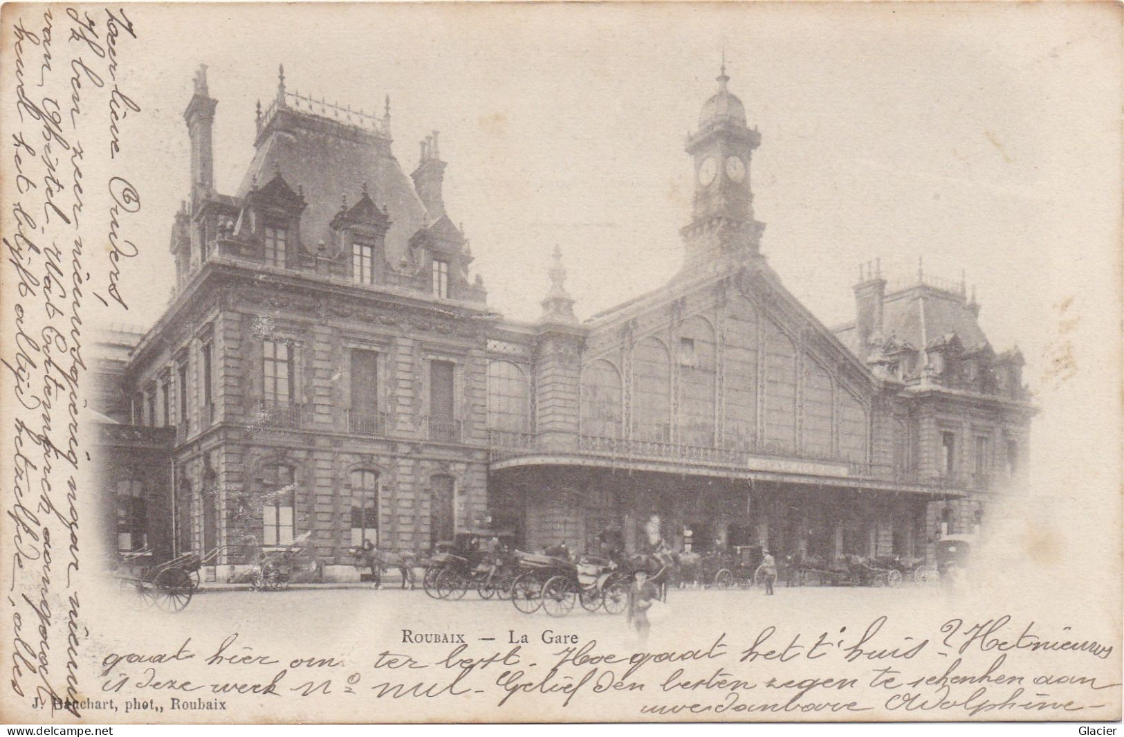 59.- Roubaix - Gare - Rue De La Gare - Couvent ..... - Lot De 6 CPA - Roubaix