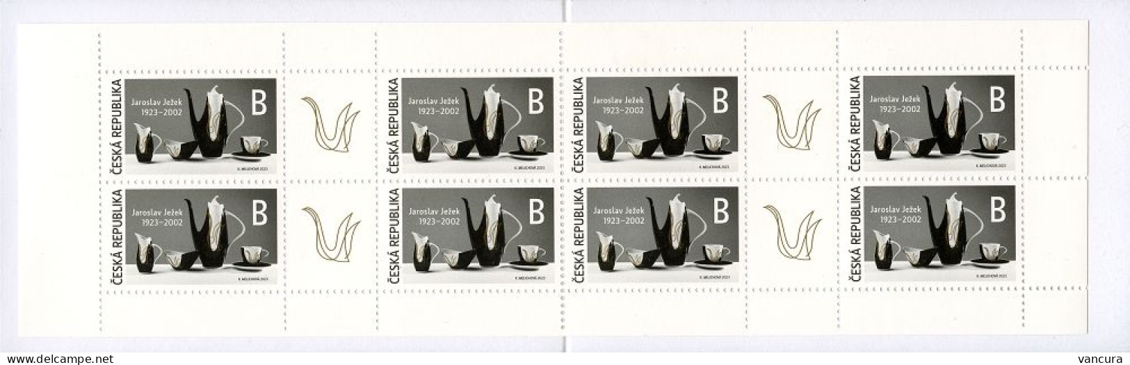 Booklet 1206 Czech Republic Jaroslav Jezek, Designer 2023 - Unused Stamps