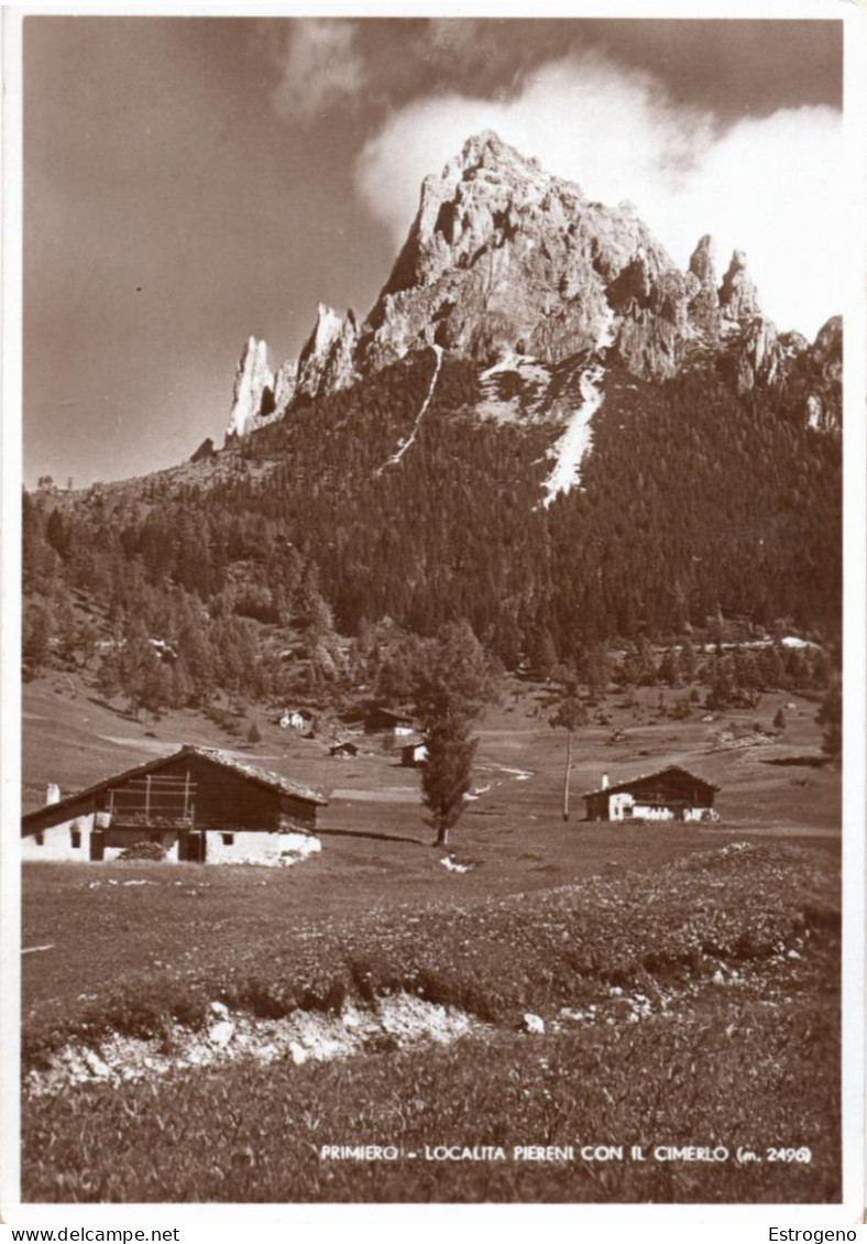 Gruppo Sella Val Gardena Dolomiti + Primiero Localita Pierini Con Il Cimerlo M 2496 - Trento