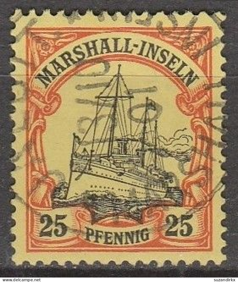 Marshall  Inselen   .    Michel   .   17     .     O     .      Gestempelt - Isole Marshall