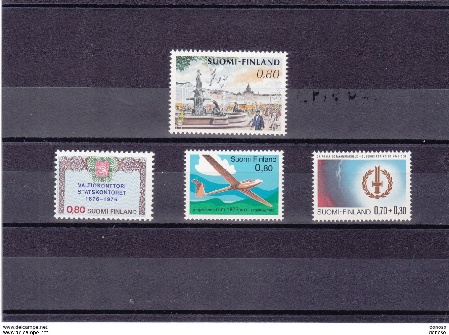 FINLANDE 1976  Yvert 741 + 742 + 743 + 744 NEUF** MNH Cote 4,50 Euros - Unused Stamps