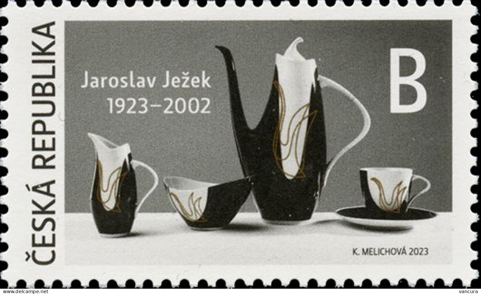 1206 Czech Republic Jaroslav Jezek, Designer 2023 - Ongebruikt