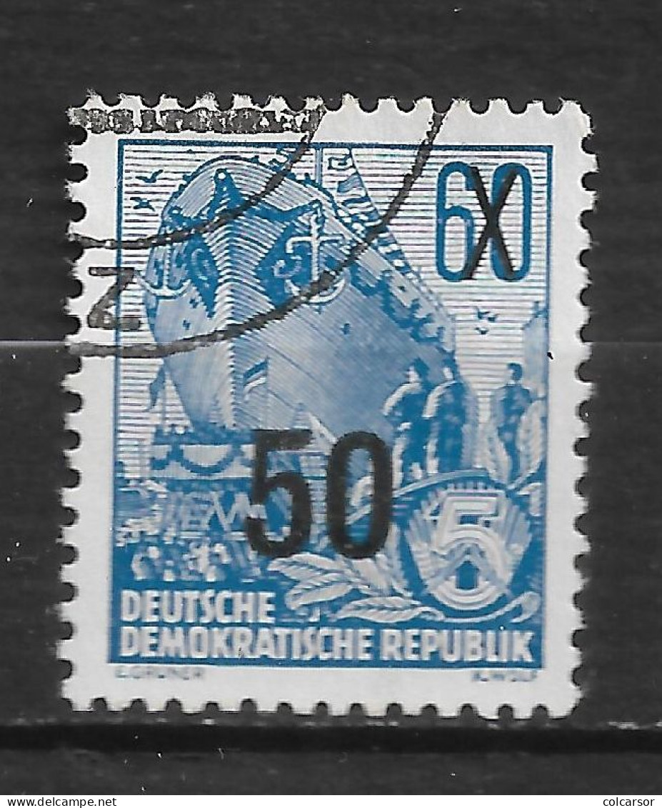 ALLEMAGNE   REPUBLIQUE DÉMOCRATIQUE  N°   182   " PLAN QUINQUENNAL  " - Used Stamps