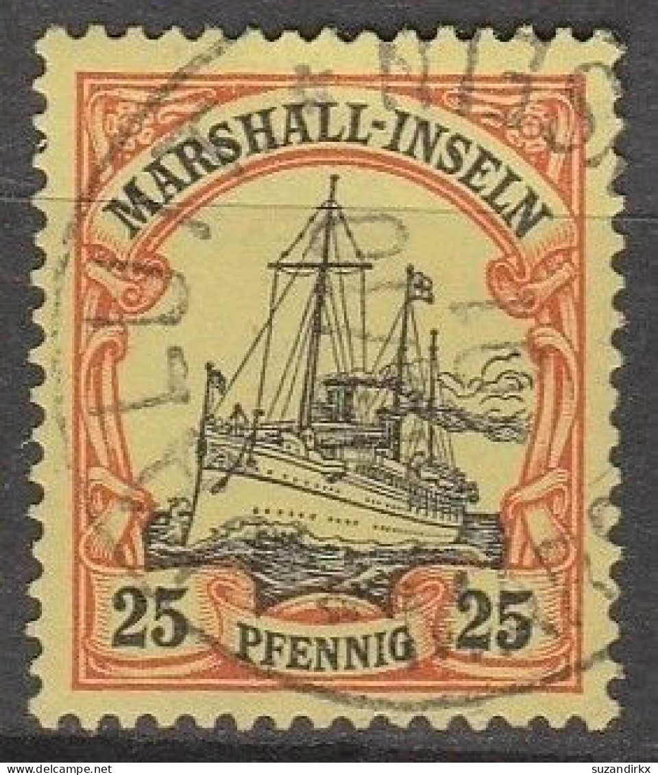 Marshall  Inselen   .    Michel   .   17     .     O     .      Gestempelt - Marshall-Inseln