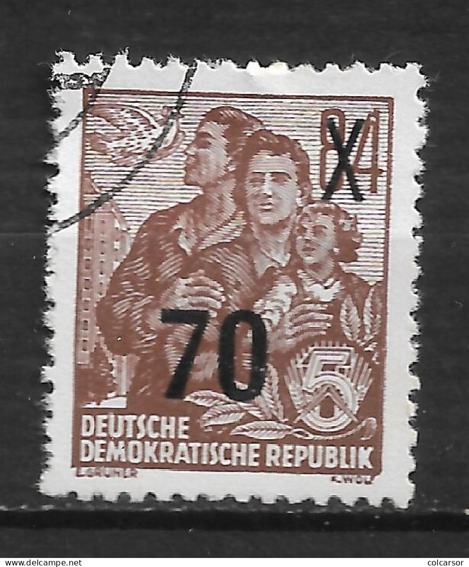 ALLEMAGNE   REPUBLIQUE DÉMOCRATIQUE  N°   183   " PLAN QUINQUENNAL  " - Used Stamps