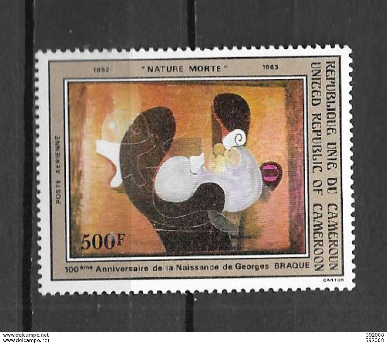 PA - 1982 - N° 315**MNH - Georges Braque - Cameroon (1960-...)
