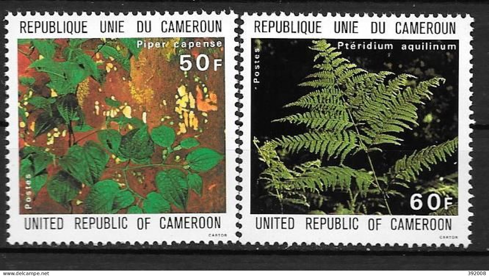 1979 - N°645 à 646**MNH - Plantes Médicinales - Cameroon (1960-...)