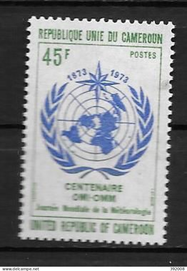 1973 - N°552**MNH - Journées Mondiales De La Météorologie - Kamerun (1960-...)