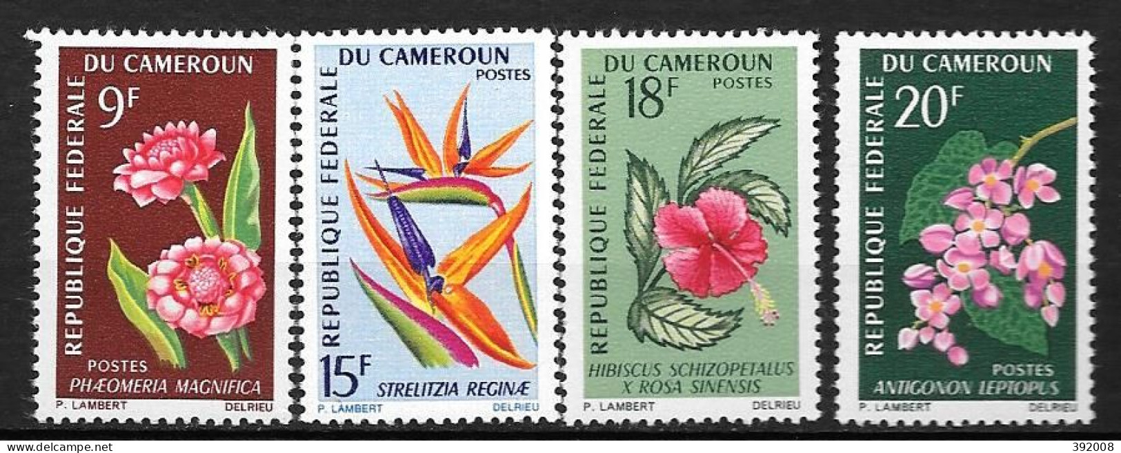 1966 - N° 422 à 424**MNH - Fleurs - Kameroen (1960-...)