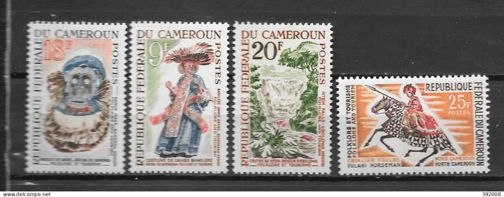 1964 - N°386 à 389** MNH - Folklore - Cameroun (1960-...)