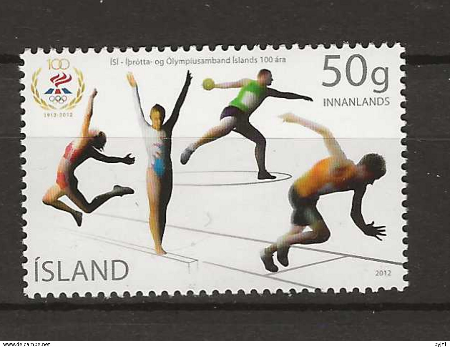 2012 MNH Iceland, Mi 1344 - Ungebraucht