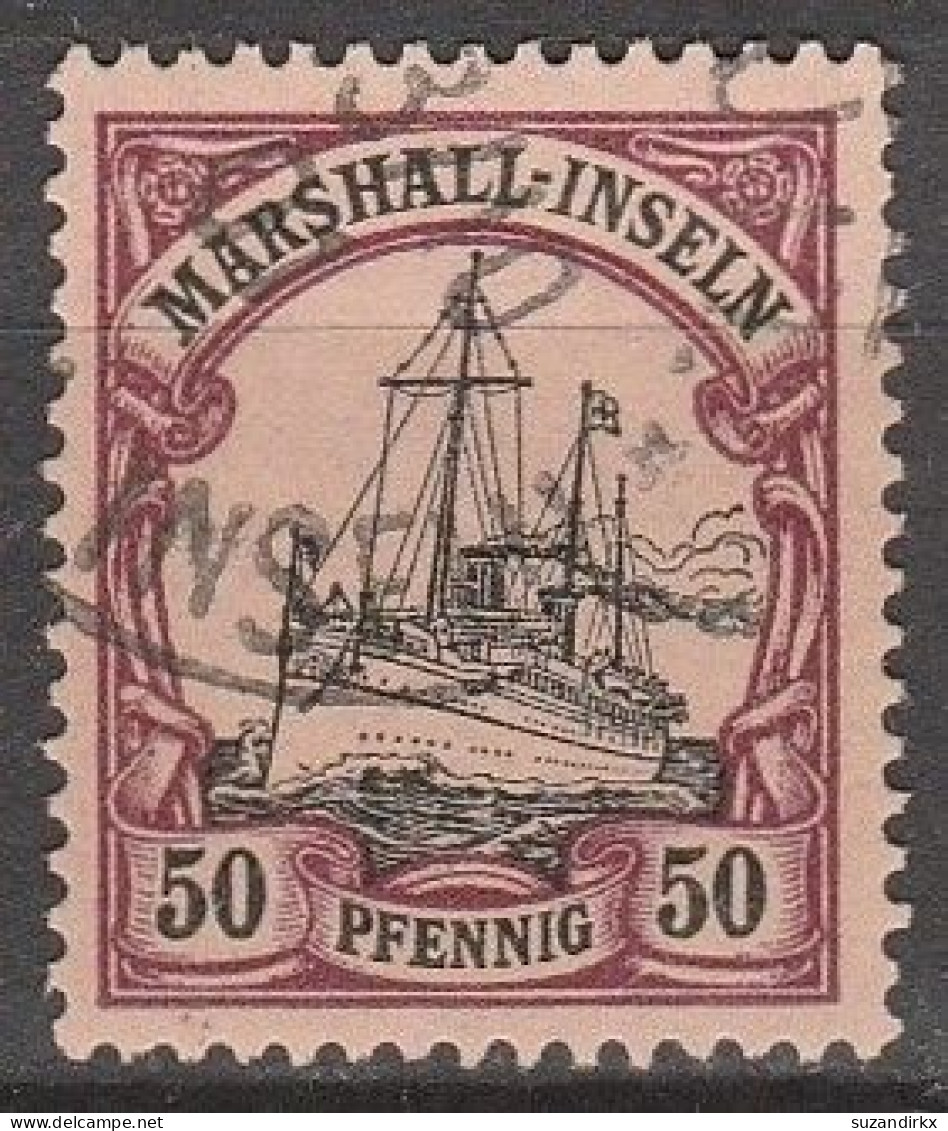 Marshall  Inselen   .    Michel   .   20     .     O     .      Gestempelt - Isole Marshall