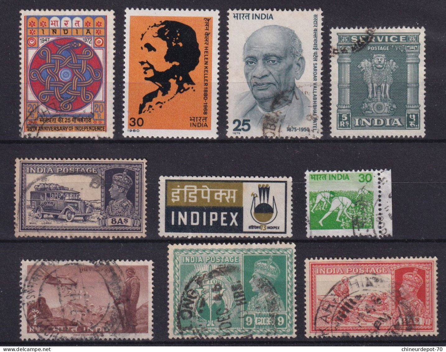 Inde India - Collections, Lots & Series