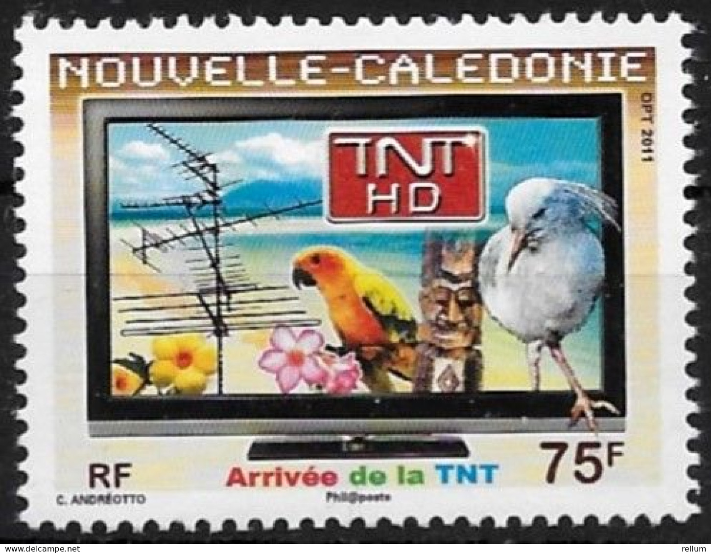 Nouvelle Calédonie 2011 - Yvert Et Tellier Nr. 1122 - Michel Nr. 1552 ** - Unused Stamps