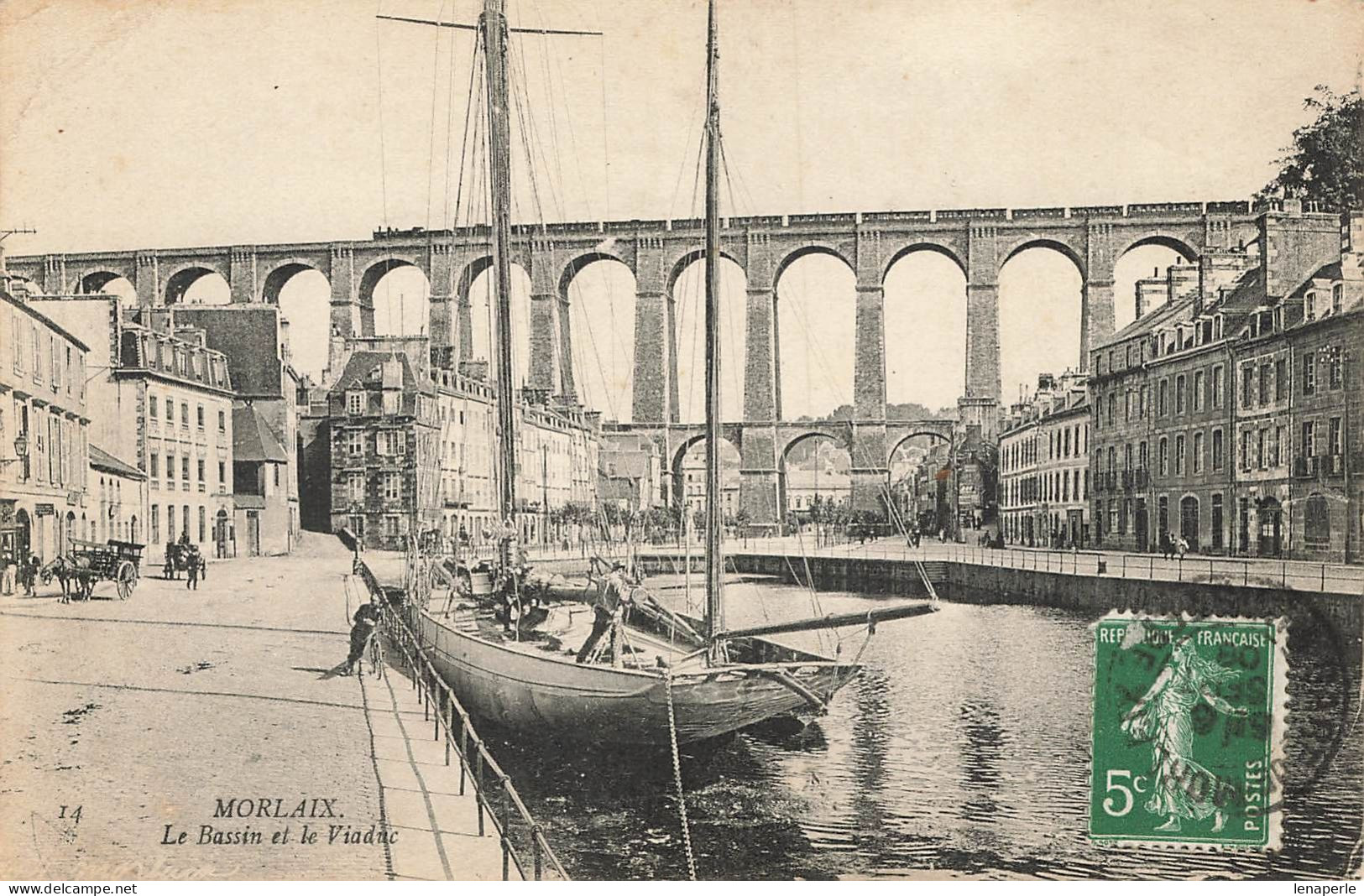 D8031 Morlaix Le Bassin Et Le Viaduc - Morlaix