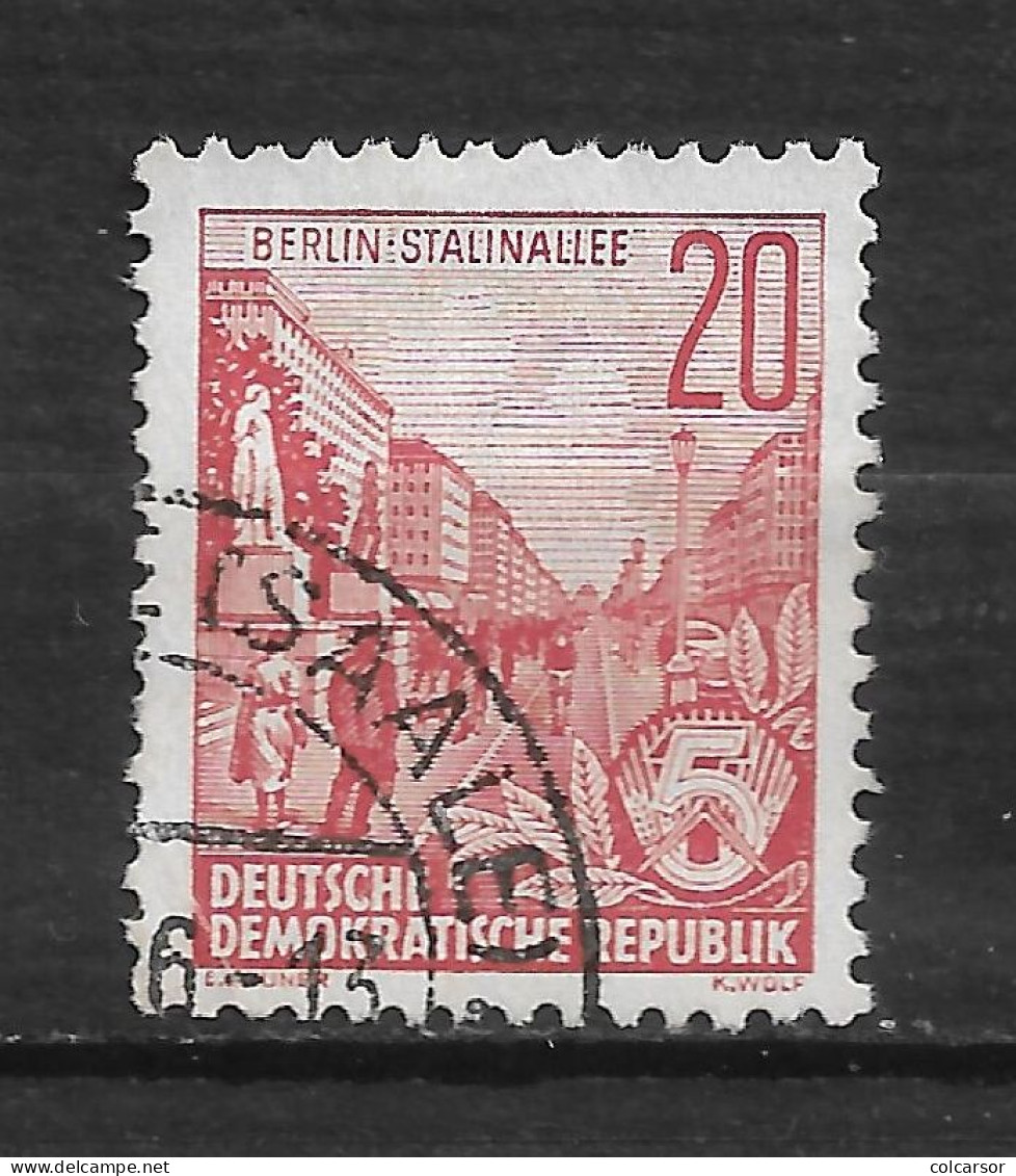 ALLEMAGNE   REPUBLIQUE DÉMOCRATIQUE  N°   191   " PLAN QUINQUENNAL  " - Used Stamps