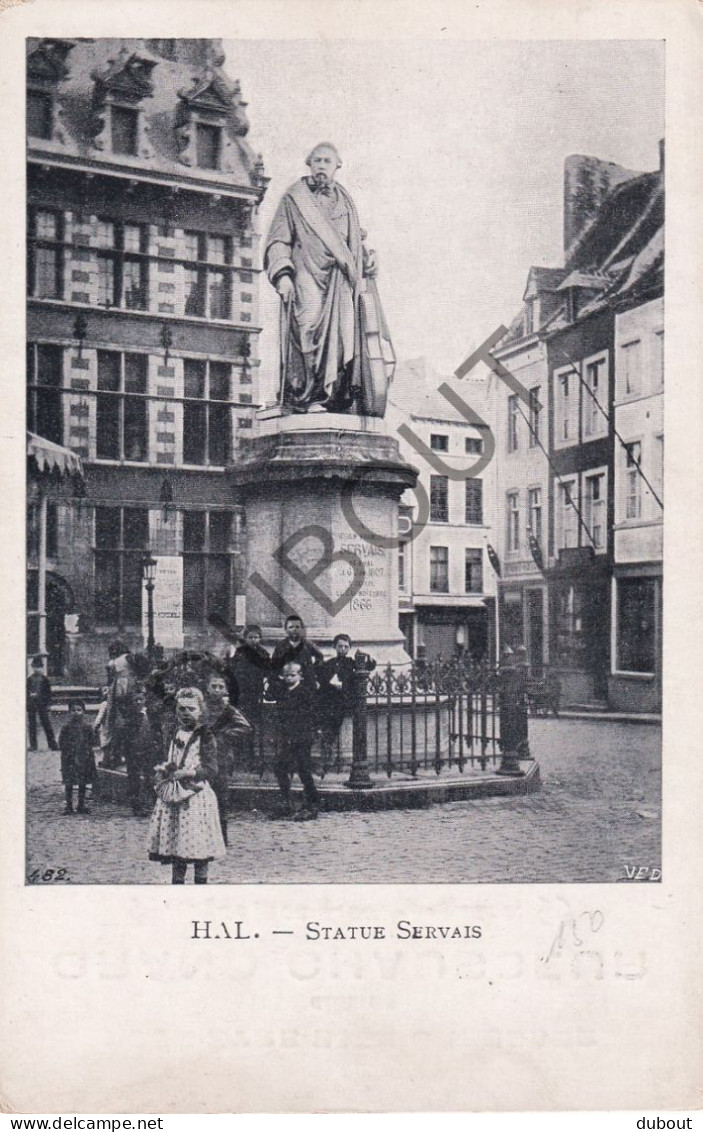 Postkaart - Carte Postale - Halle - Statue Servais (C5859) - Halle