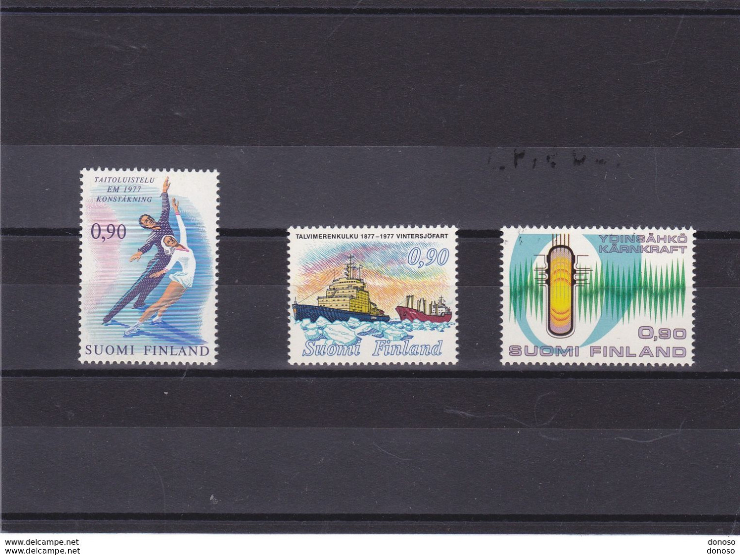 FINLANDE 1977 Yvert 766 + 769 + 770 NEUF** MNH Cote 4 Euros - Nuovi