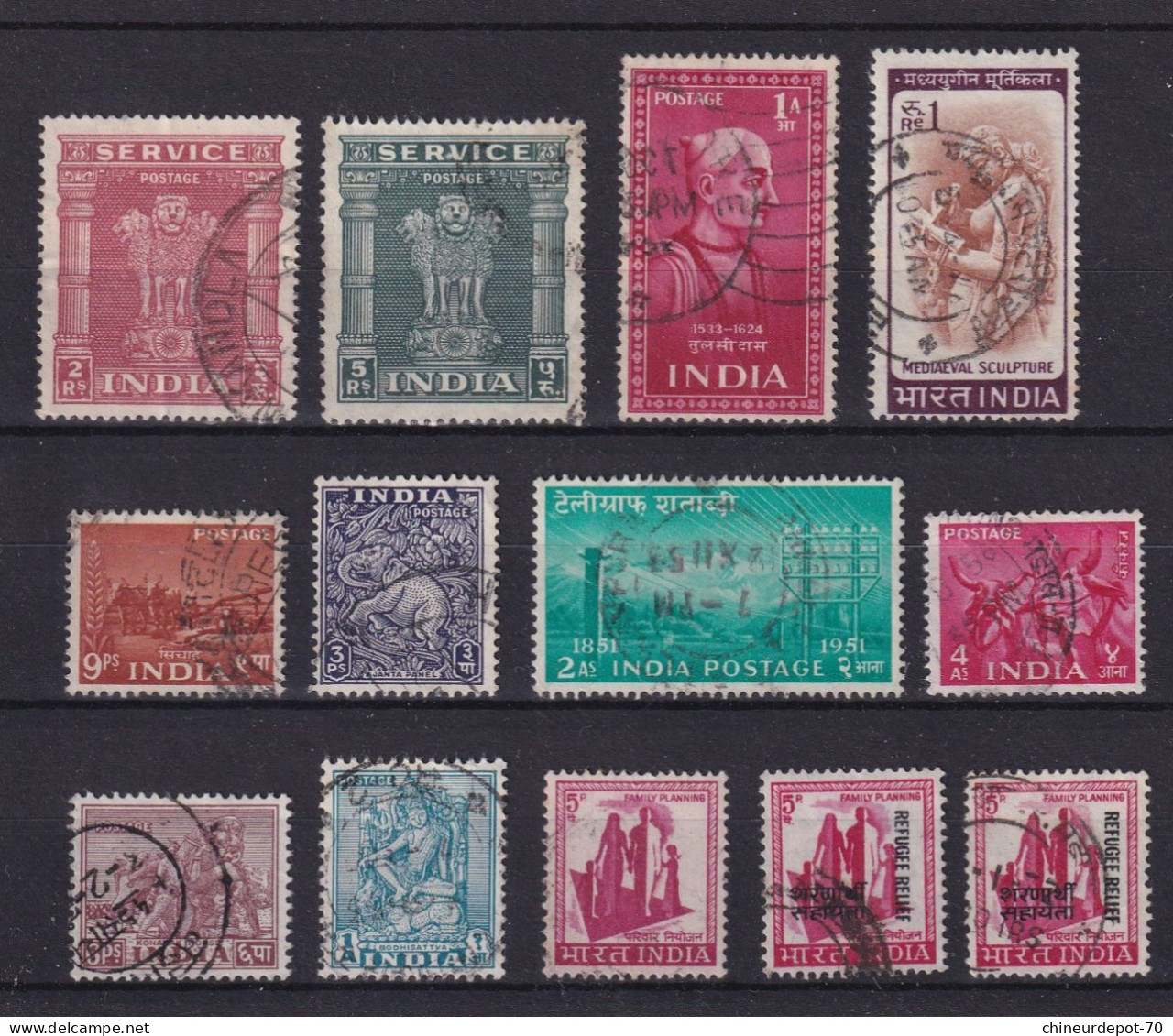 Inde India - Collections, Lots & Séries