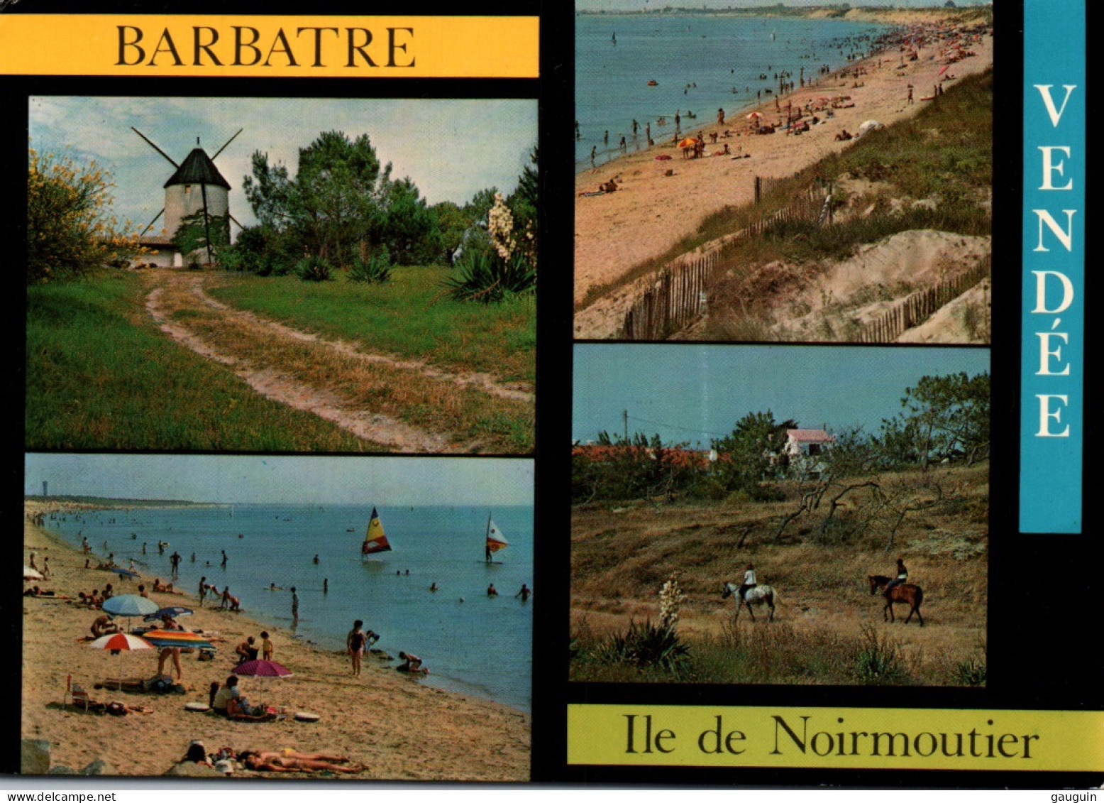 CPM - ÎLE De NOIRMOUTIER - BARBATRE - Multivues - Edition Jack - Ile De Noirmoutier