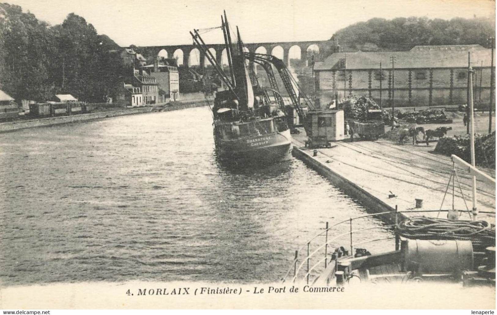 D8038 Morlaix Le Port De Commerce - Morlaix