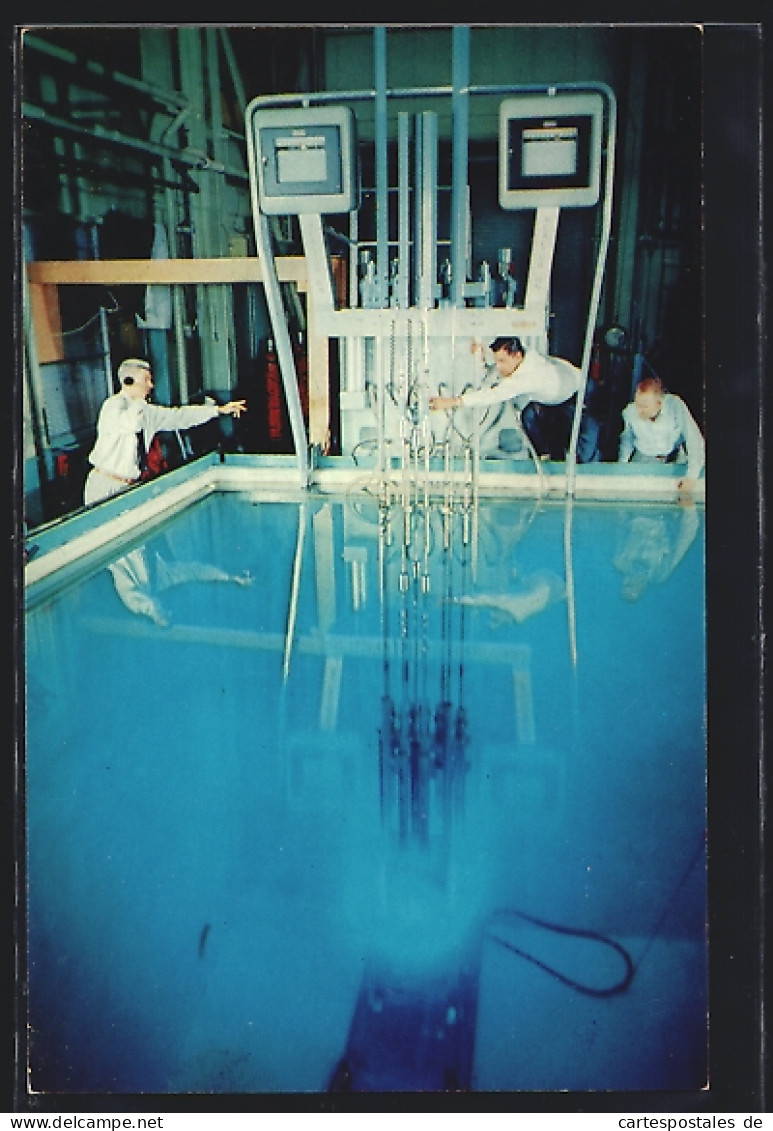 AK Geneve, Atoms For Peace 1955, Initial Test Of Pool Type Reactor  - Altri & Non Classificati