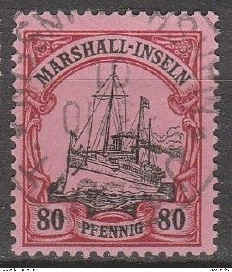 Marshall  Inselen   .    Michel   .   21     .     O     .      Gestempelt - Isole Marshall